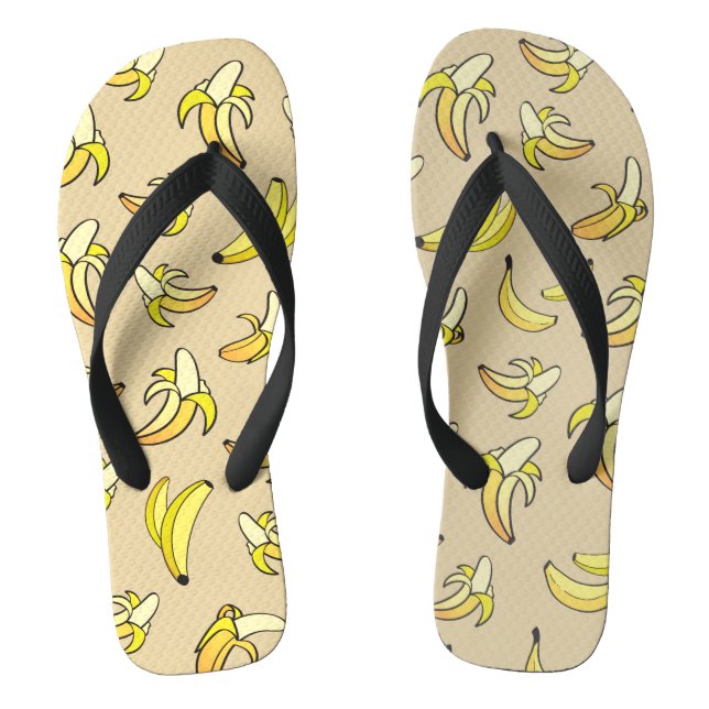 Banana Pattern Jandals (Footbed)