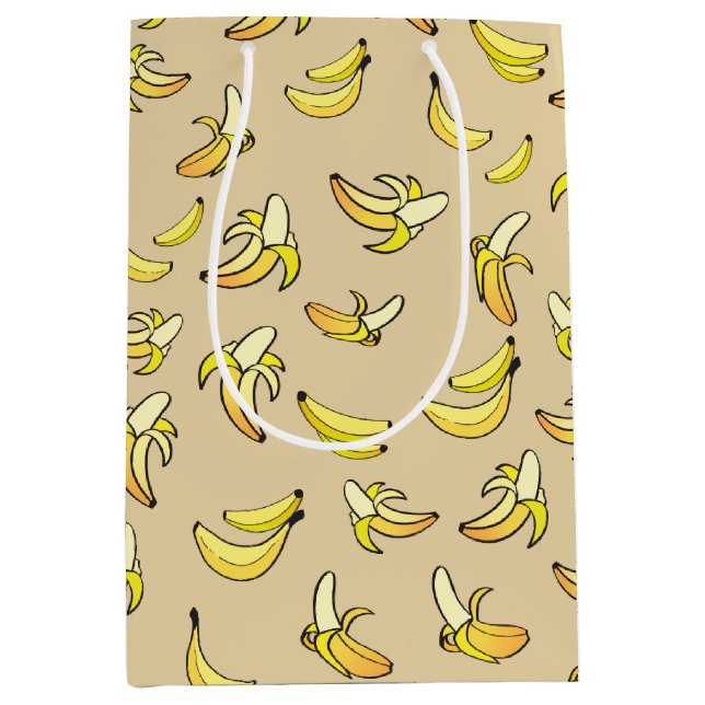 Banana Pattern Medium Gift Bag (Front)