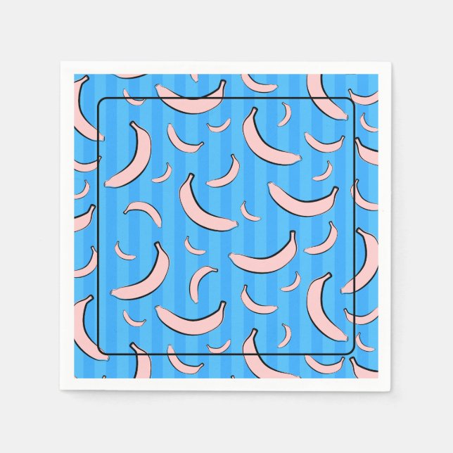 Banana Pattern Paper Napkin (Front)