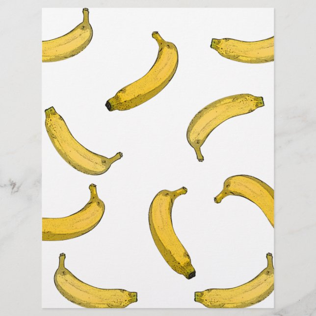 Banana pattern sketch version (Front)
