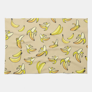Banana Pattern Tea Towel