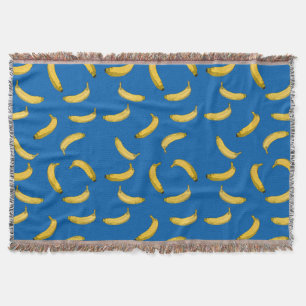 Banana Pattern Throw Blanket