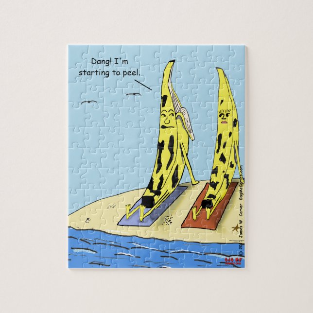 "Banana Peel" Jigsaw Puzzle (Vertical)