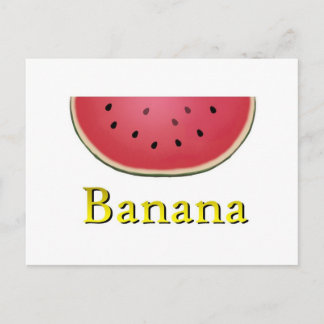 Banana Postcard