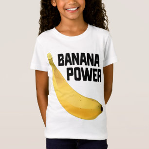 Banana Power Funny Yellow Riped Fruit Gift T-Shirt