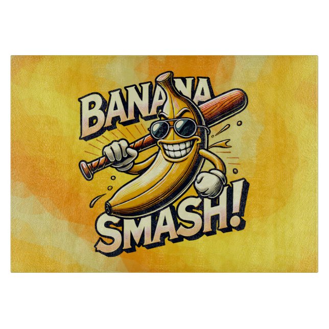 Banana Power-Up Cutting Board (Front)