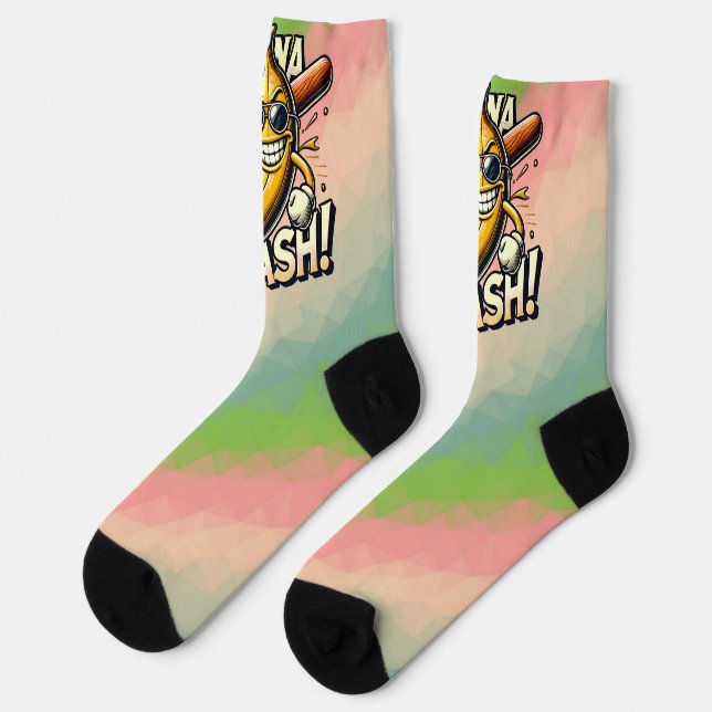 Banana Power-Up Socks (Left)