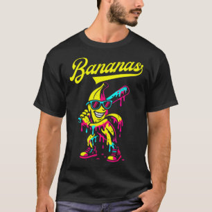 Banana Retro Throwback Popular Fruit Baseball Bana T-Shirt