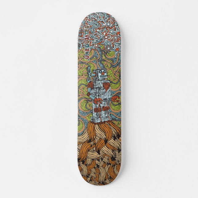 Banana Rocket Deck Skateboard (Front)