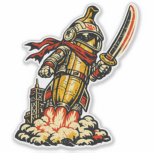Banana Rocket Ronin — Vintage Space Explorer