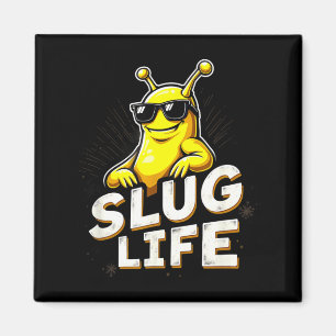 Banana Slug Life Sunglasses Halloween Magnet