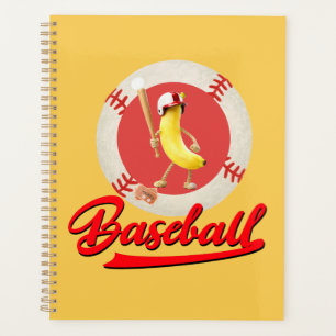 Banana Slugger Funny Baseball Custom Graphic  Planner