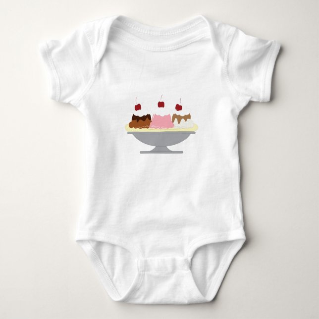 Banana Split Baby Bodysuit (Front)