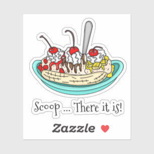Banana Split Ice Cream Pun 