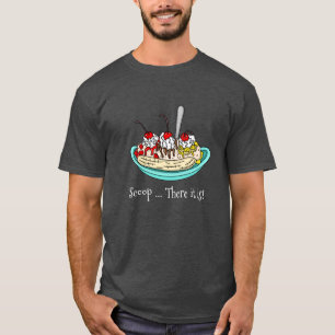 Banana Split Ice Cream Pun   T-Shirt