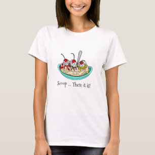 Banana Split Ice Cream Pun   T-Shirt