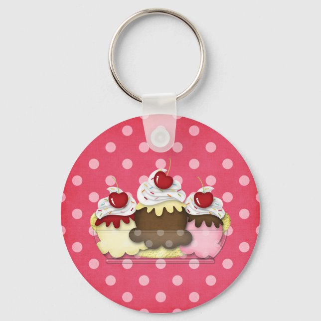 banana split key ring (Front)