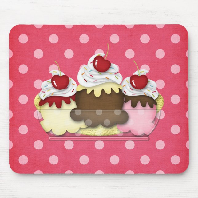 banana split mouse pad (Front)