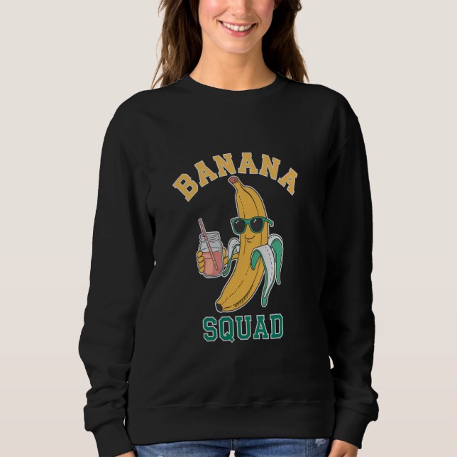 Banana Squad Cute Fruit Sweatshirt (Front)