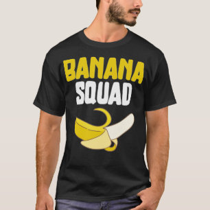 Banana Squad Funny Banana Lovers Vegan Food Funny T-Shirt