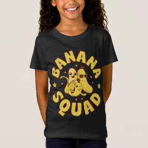 Banana Squad Funny Men Women Boys Vegan Fruit Food T-Shirt