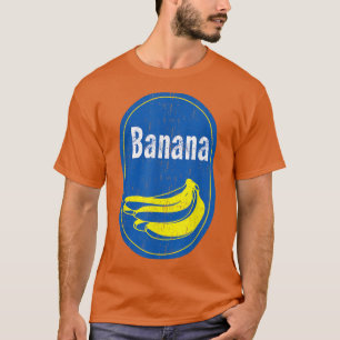 Banana Sticker Funny Fruit Lazy DIY Easy Halloween T-Shirt