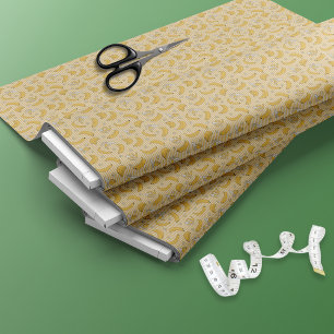 Banana Stripe Vector Pattern   Yellow Fabric