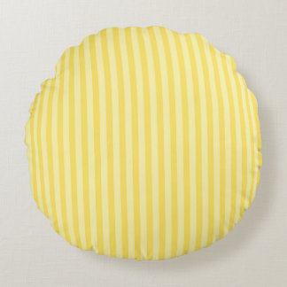 Banana Stripes Round Cushion