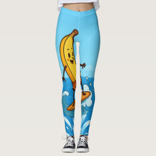 Banana Surfer Leggings