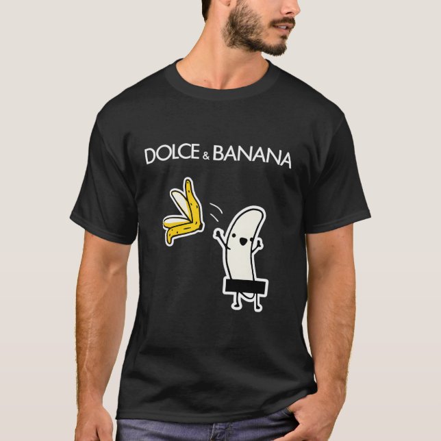 Banana T Shirts For Men - Dolce Banana - Funny Ban (Front)