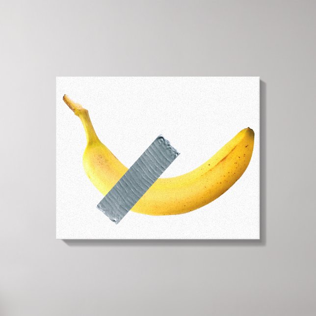 Banana Tape Parody Canvas Print (Front)