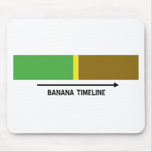 Banana Timeline Mouse Pad