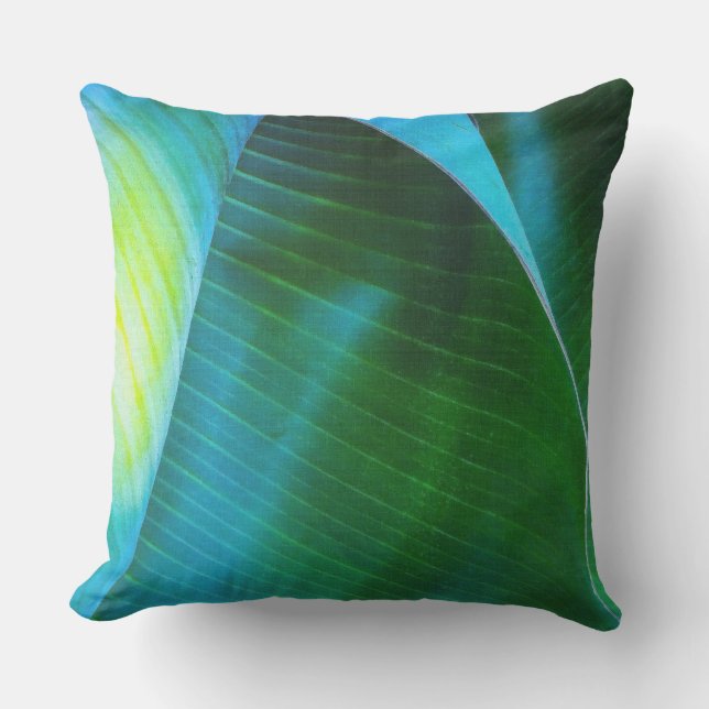 Banana Tree Closeup Cushion (Front)