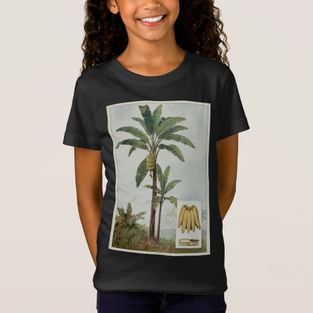 Banana Tree Illustration T-Shirt (Front)