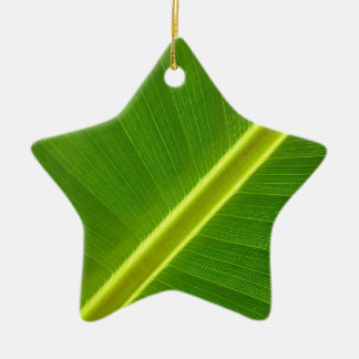 Banana Tree Leaf Ceramic Tree Decoration