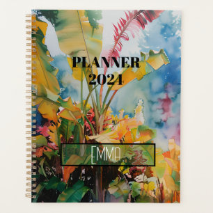 BANANA TREE WATERCOLOR - PLANNER