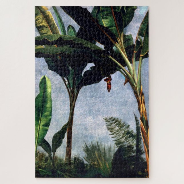 Banana Trees, Albert Bierstadt Jigsaw Puzzle (Vertical)