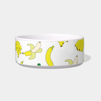 Banana Wallpaper Pet Bowl