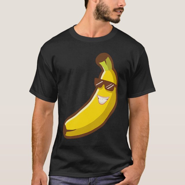 banana with big smile T-Shirt (Front)