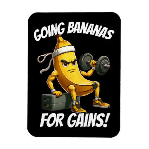 banana working out magnet