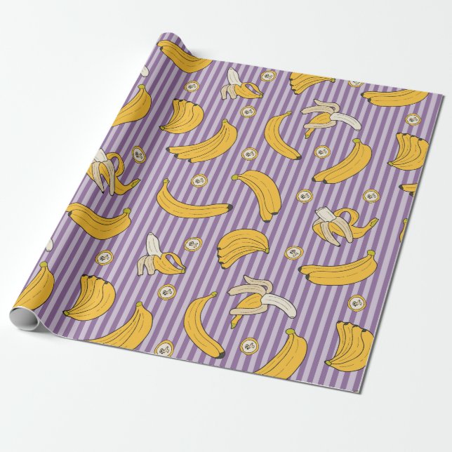 Banana Wrapping Paper (Unrolled)