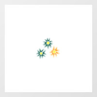 Banana Yellow, Dark Blue Green, decorative