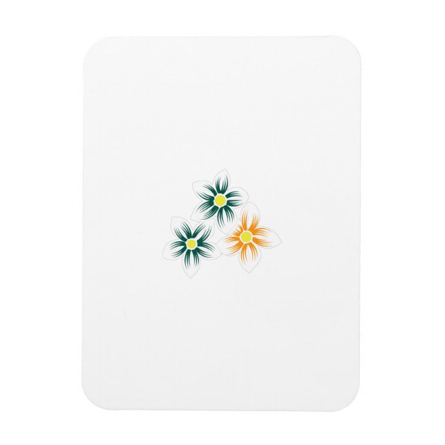 Banana Yellow, Dark Blue Green, decorative Magnet (Vertical)