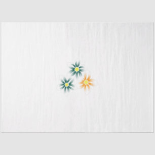 Banana Yellow, Dark Blue Green, decorative Tissue Paper