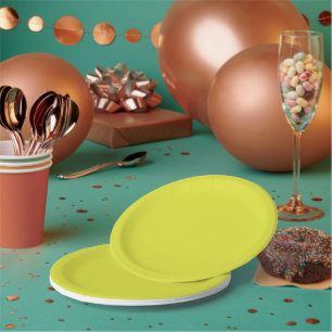 Banana Yellow Paper Plate
