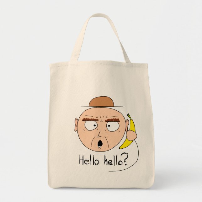 "Bananaphone" canvas bags (light) (Front)