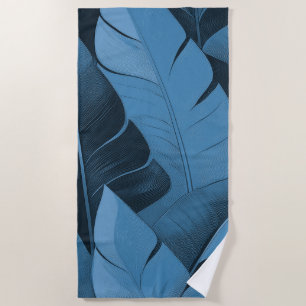 Bananarama Hawaiian Banana Leaves Beach Towel