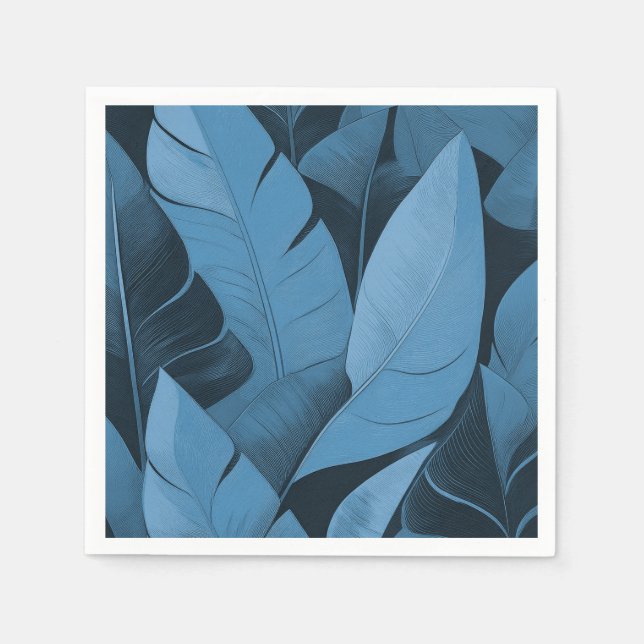 Bananarama Hawaiian Banana Leaves Napkin (Front)
