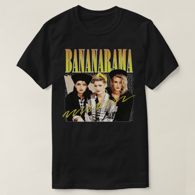 Bananarama Retro 80s Fan Art Design 2 T-Shirt (Design Front)