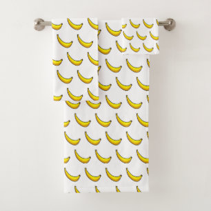 Bananas Bath Towel Set